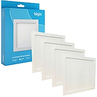 Kit 4 Luminárias LED Embutidas Quadradas 24W – Elgin - imagem 1
