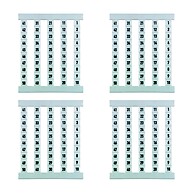 Kit 4 Marcadores Dekafix 1-50 Branco – Identificação Prática - imagem 1