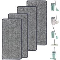 Kit 4 Refis para Mop Refil de Microfibra 36x10,5cm - Alta Absorção, Lavável e Reutilizável - imagem 2