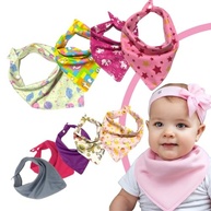 Kit 5 Babador Bandana Ezzif kit com Menina - imagem 2