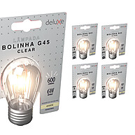 Kit 5 Lâmpadas LED Bolinha G45 6W 4000K E27 – Iluminação Moderna e Eficiente - imagem 1