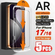 Kit 5 Películas AR Anti-Reflexo para iPhone 11 ao 17 - imagem 1