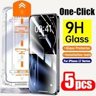 Kit 5 Películas de Vidro iPhone: Proteção HD e Instalação Fácil - imagem 1