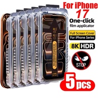 Kit 5 Películas Privacidade iPhone 17 Pro/Max/Air + Aplicador - imagem 1