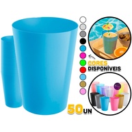 Kit 50 Copos 200ml: Praticidade e Cores! - imagem 1