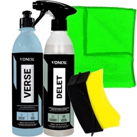 Kit Essencial Vonixx: Limpador Delet 500ml, Protetor Verse 500ml e Acessórios Karbox - imagem 1