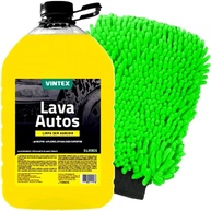 Kit Essencial Lava Autos: Shampoo Vintex 5L + Luva Microfibra Karbox para Limpeza Impecável - imagem 1