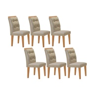 Kit 6 Cadeiras Imperatriz: Elegância para sua Sala de Jantar - imagem 1