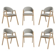 Kit 6 Cadeiras Jantar Suellen: Conforto e Elegância - imagem 1