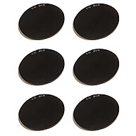 Kit 6 Lentes Proteção Redonda Tonalidade 6 50mm – Segurança e Qualidade Carbografite - imagem 1