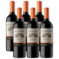 Kit 6 Vinhos Carmenere Concha Y Toro Reservado 750ml - imagem 1