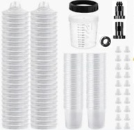 BlumWay - Kit com 50 Copos Descartáveis para Pistola de Pintura HVLP/LVLP 600ml - imagem 1