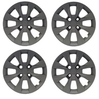 Kit 4 Calotas Aro 14 Preto Fosco - Design Moderno para Peugeot 206, 207 e 208 (2015-2016) - imagem 2