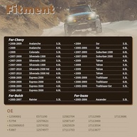 Kit 8 Injetores de Combustível 4.8L 5.3L 6.0L 6.2L para Chevrolet Silverado, GMC Sierra e mais - OE 12580681 - imagem 3