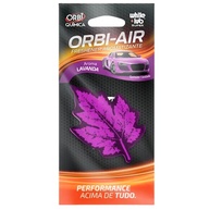 Kit 3 Aromatizantes Orbi Folha Perfumada Lavanda Roxa - Frescor Duradouro para Seu Carro e Ambientes - imagem 3