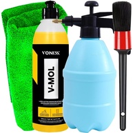 Kit Completo Limpeza Automotiva: Shampoo V-Mol, Pulverizador Karbox e Acessórios - imagem 1