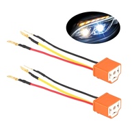 Conector Farol H4 Cerâmica 3 Pinos com Chicote - Kit 2 Peças para Carros - imagem 1