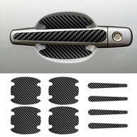 Protetores de Maçaneta Fibra de Carbono: Kit 8 Peças Universal Anti-Arranhão para Carro - imagem 2