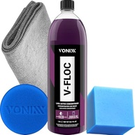 Kit Shampoo V-Floc Vonixx 1,5L + Pano e Aplicadores para Lavagem Automotiva Profissional - imagem 2
