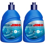 Kit 2 Unidades Jimo Lava Louças Gel 500ml - Limpeza Eficiente e Segura para sua Louça - imagem 1