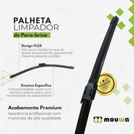 Kit Palheta Híbrida Mouwa MH2618 + Traseira para Outback (2009-2010): Visibilidade Impecável! - imagem 4