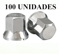 Kit 100 Capas de Porca Nicolini Cromada 33mm para Caminhão: Proteção e Estilo Premium - imagem 3
