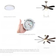 Kit Retrofit LED 3,93'' para Ventilador de Teto | 18W 3000K/6000K 1800Lm | Instalação Fácil e Iluminação Regulável - imagem 4