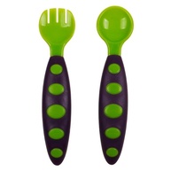 Kit Talheres Infantis Antiderrapante com Design Ergonômico - Seguro e Colorido para Introdução Alimentar - imagem 3