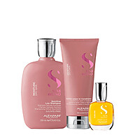 Kit Alfaparf Moisture: Shampoo, Condicionador e Cristalli - imagem 1