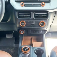 Kit 7 Capas Botão Farol Alumínio Laranja - Ford Maverick 2022-2024 - imagem 5