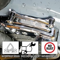 Kit Ancoragem Premium 4 Pontos Cromado para Harley Davidson Touring 2009-2013 - imagem 5