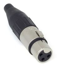 Kit 10 Conectores XLR Fêmea Santo Angelo SA2X: Conexão Profissional e Durável - imagem 3