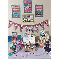 Kit Anos 90: Decore a Festa com Nostalgia! 🎂 - imagem 1