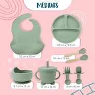 Kit Introdução Alimentar Bebê 8 Peças em Silicone Seguro - Sem BPA, Atóxico e Antibacteriano - imagem 5