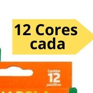 Kit Aquarela 2 Estojos 12 Cores + Pincel Infantil - imagem 1