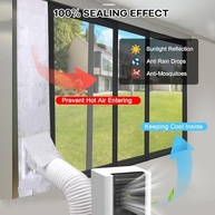 Kit de Vedação para Ar Condicionado Portátil – Janela Deslizante Ajustável até 102cm - imagem 4