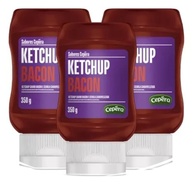 kit com 3 Ketchup Sabor Bacon e Cebola Caramelizada, 350g Cepêra - imagem 1