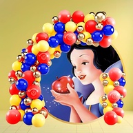 Kit Balões Branca de Neve: 175 Bexigas Coloridas! - imagem 1
