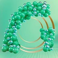 Kit Balões Verde: 125 Bexigas para Festa! - imagem 1
