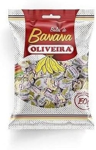 Kit C/5 Bala Banana 500g Oliveira - imagem 4