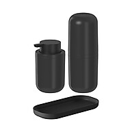 Kit Banheiro Bold Preto: Organize com Estilo! - imagem 1