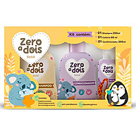Kit Banho Bebê Hipoalergênico Zero a Dois – Shampoo, Condicionador e Colônia - imagem 1