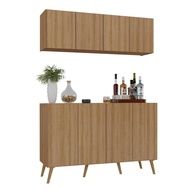 Kit Bar Retrô Multimóveis MP1086: Elegância e Organização - imagem 1