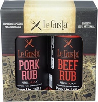 Kit Churrasqueiro Temperos Beef Rub e Pork Rub 140g - imagem 1