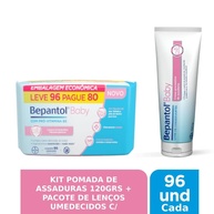 Kit Bepantol Baby: Pomada Assadura + Lenço Umedecido - imagem 1