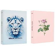 Kit Bíblia NVI + ACF: Leão Luz e Rosa Saron - imagem 1