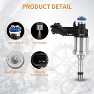 Kit 6 Bicos Injetores 6 Furos para Buick, Chevrolet, Cadillac, GMC e Saturn V6 3.6L - imagem 3
