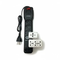 Kit Essencial: Filtro de Linha Universal 5 Tomadas Bivolt + T + Adaptador 10A/20A - imagem 2