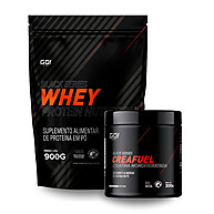 Kit Black Series Whey + Creatina 50% - GO NUTRITION - imagem 1