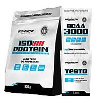 Kit Body Nutry: Whey + BCAA + Testo - Ganhe Massa! - imagem 1